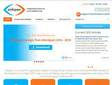 Tablet Screenshot of aidspan.org